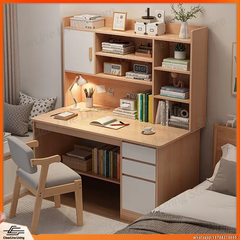 Office Furniture For Small Spaces - Компьютерный стол с ящиком и книжной