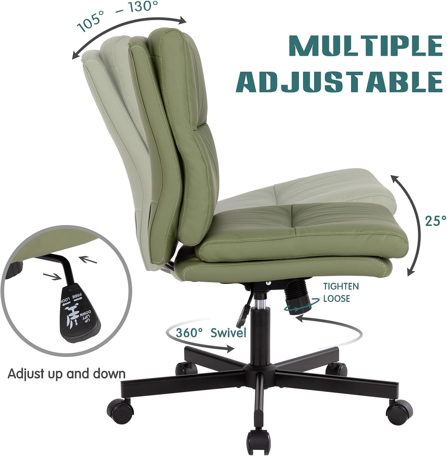 Офисное кресло без подлокотник – обзор и цена Task Chair Mid Back