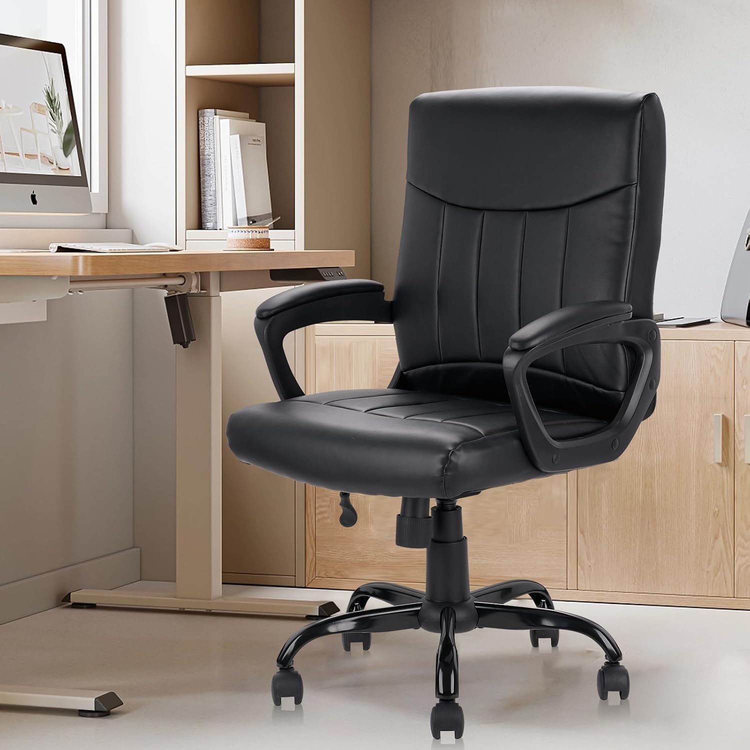 Кожаное офисное кресло с эргон – обзор и цена Task Chair Mid Back