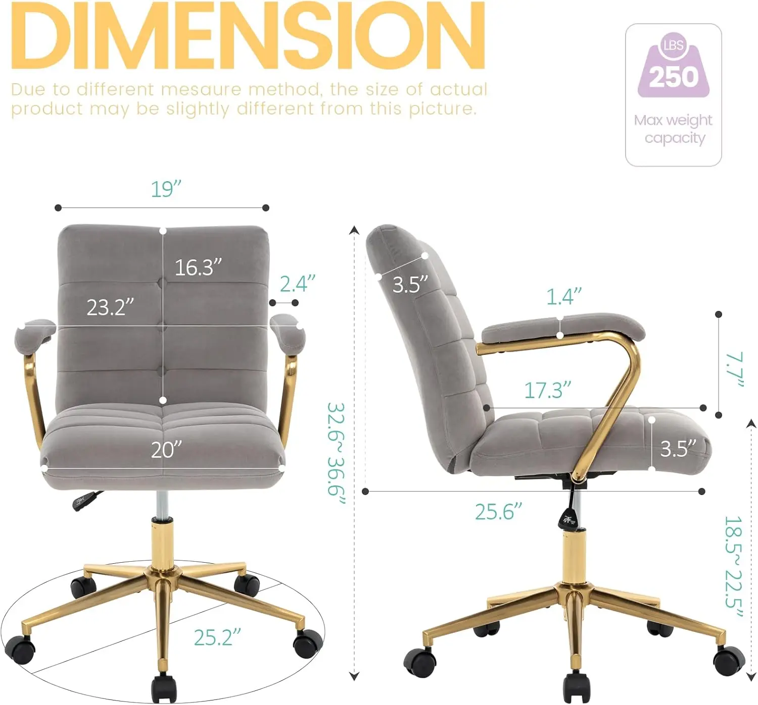 Велюровое офисное кресло для д – обзор и цена Task Chair Mid Back